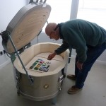 Dad Unloading Kiln (Medium)