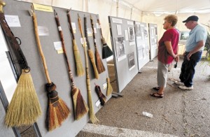 Brooms on display at national contest